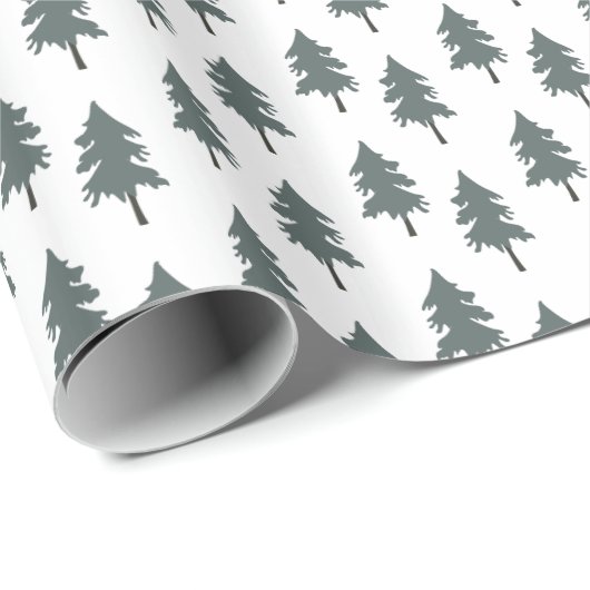 Bäume des Waldes. Wüsten-Leben. geht w-Fuchskarte Geschenkpapier (Rolleneckpunkt)