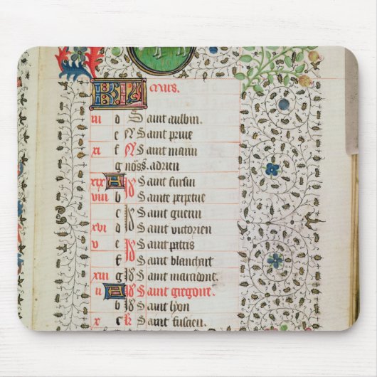 Bäume des Widders und eines Mannholzschlags Mousepad (Vorne)