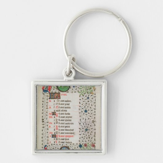 Bäume des Widders und eines Mannholzschlags Schlüsselanhänger (Vorne)