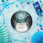 Bäume des Zauberwaldes zum Geburtstag Pappteller (Party)