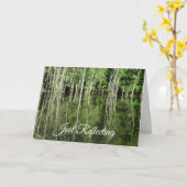 Bäume, die an das Wasserdenken von Ihnen erinnern Karte (Gelbe Blume)