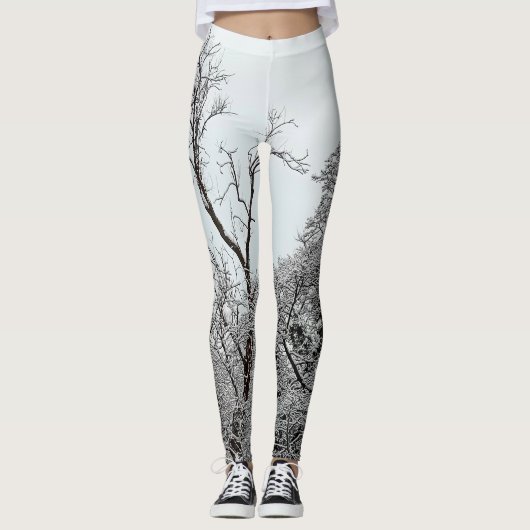 Bäume, direkt am Wasser Leggings (Vorderseite)
