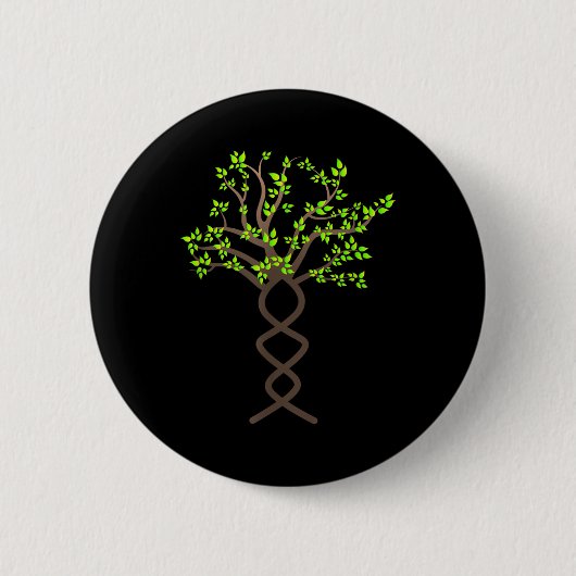 Baume Dna Naturschutz Umwelt Button (Vorderseite)