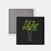 Baume Dna Naturschutz Umwelt Magnet (Vorderseite/Rückseite)