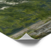 Bäume durch Marsh-Foto-Ölgemälde Poster (Ecke)