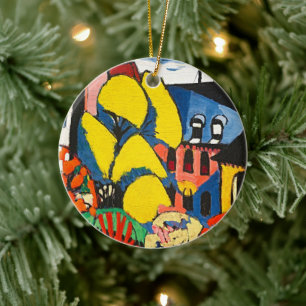 Bäume - Ein Meisterwerk von Henry Lyman Sayen Keramik Ornament