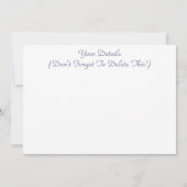 BÄUME EINLADUNG (Rückseite)