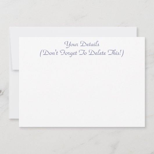 BÄUME EINLADUNG (Rückseite)