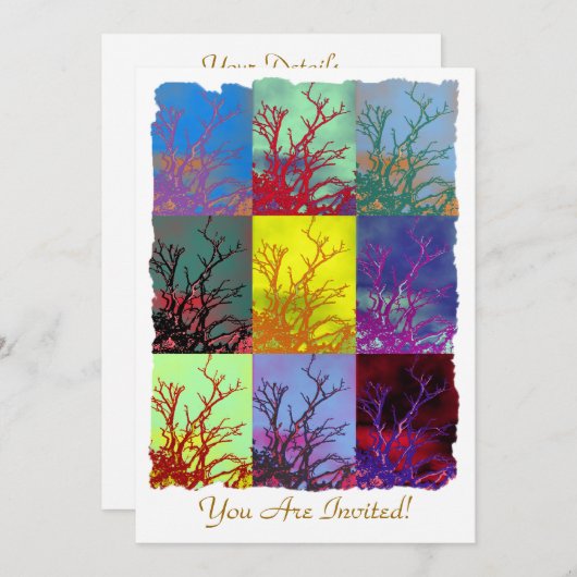 BÄUME EINLADUNG (Vorne/Hinten)