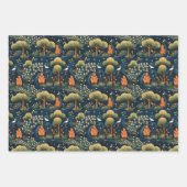 Bäume & Enten Geschenkpapier Set (Vorderseite 3)