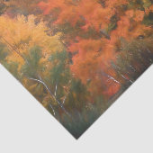 Bäume Fall Wald Orange Gelb schön Seidenpapier (Ausschnitt)