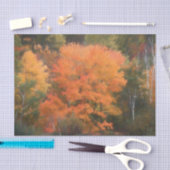 Bäume Fall Wald Orange Gelb schön Seidenpapier (Handwerk)
