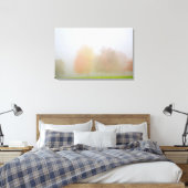 Bäume fallen in Nebel Leinwanddruck (Insitu (Schlafzimmer))