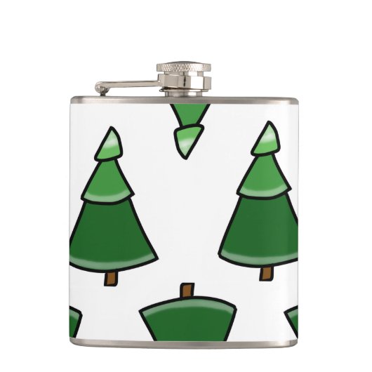 Bäume Flachmann (Vorderseite)