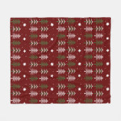 Bäume Fleecedecke (Vorderseite (Horizontal))