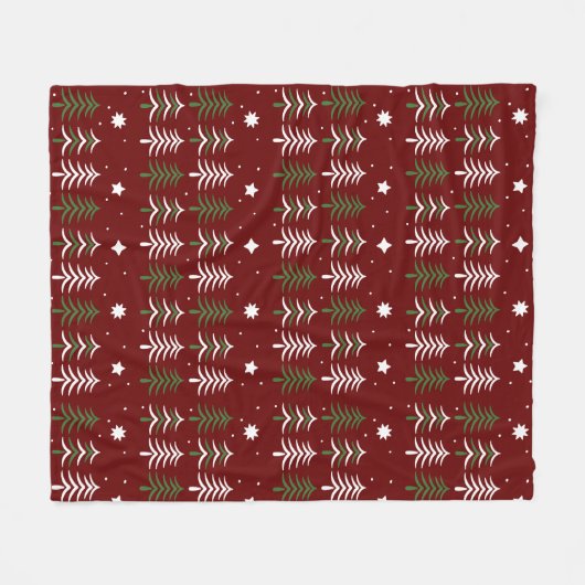 Bäume Fleecedecke (Vorderseite (Horizontal))