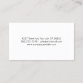 Bäume | Fotografie-Variation Visitenkarte (Rückseite)