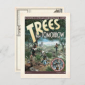 Bäume für die Postkarte von morgen (Vorne/Hinten)