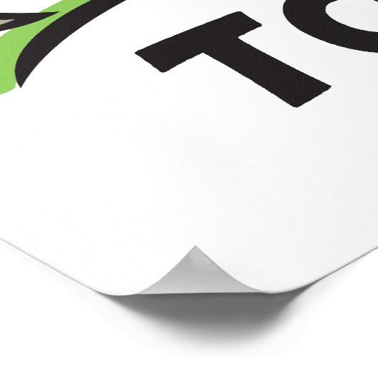 Bäume für morgen poster (Ecke)