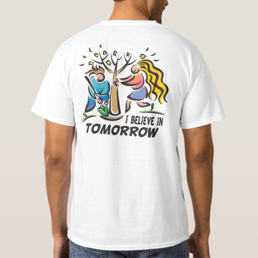 Bäume für morgen T-Shirt (Rückseite)