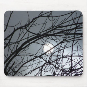 Bäume gegen Sonne mousepad