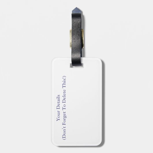 BÄUME GEPÄCKANHÄNGER (Rückseite vertikal)