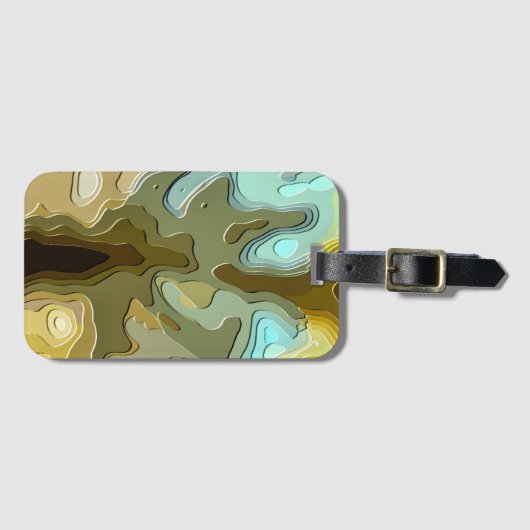 BÄUME GEPÄCKANHÄNGER (Vorderseite (Horizontal))