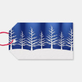 Bäume Geschenkanhänger (Rückseite Horizontal)