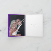 Bäume & Glanzlichter lila Hochzeit Danke (Innenseite)