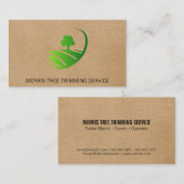 Bäume | Grasfeld Visitenkarte (Vorne/Hinten)