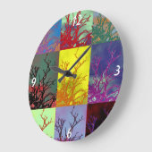 BÄUME GROßE WANDUHR (Winkel)