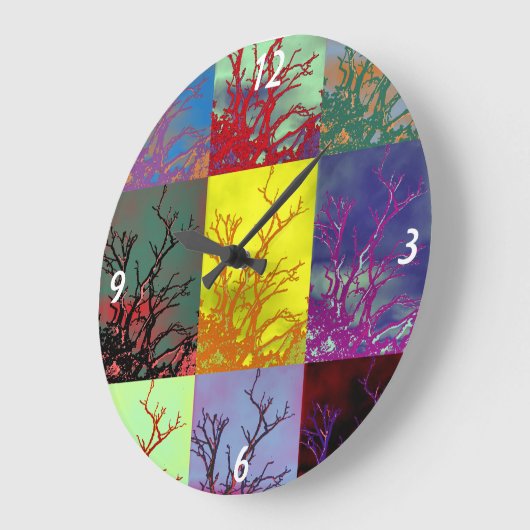 BÄUME GROßE WANDUHR (Winkel)