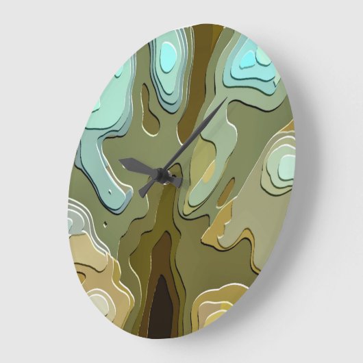 BÄUME GROßE WANDUHR (Winkel)