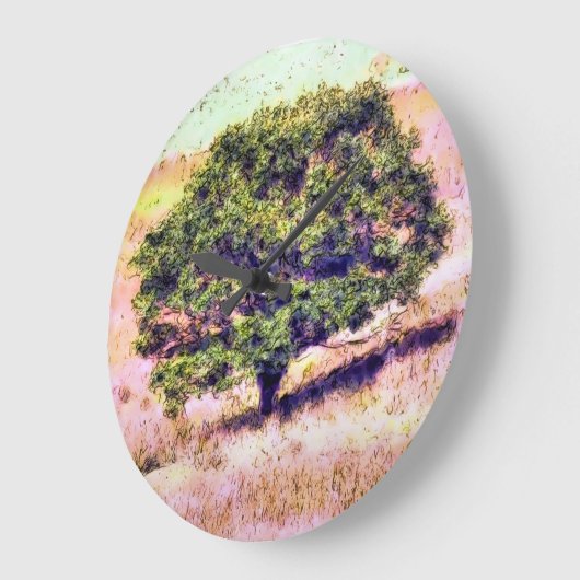 BÄUME GROßE WANDUHR (Winkel)