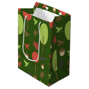 Bäume Herbst Blätter Eichel Mittlere Geschenktüte
