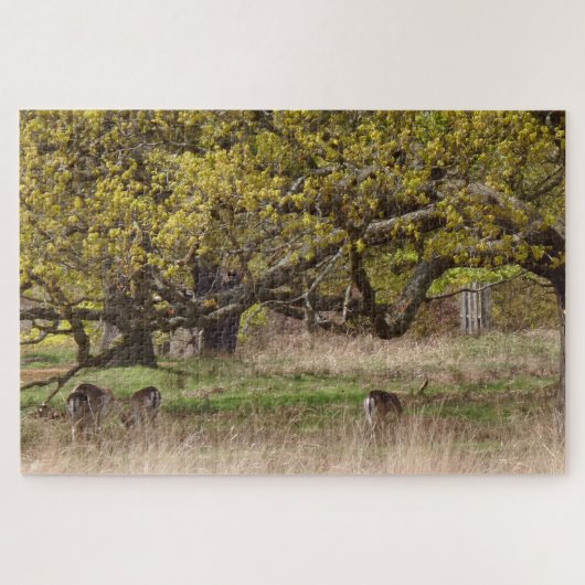 Bäume & Hirsche Puzzle (Horizontal)