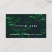 Bäume II Visitenkarte (Rückseite)