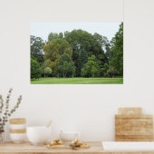 Bäume im Bute Park, Cardiff Poster (Küche)