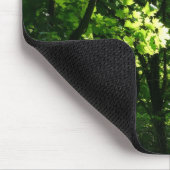 Bäume im Frühling. Bute Park, Cardiff. Wales Mousepad (Ecke)