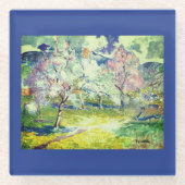 Bäume im Frühling von Janos Thorma Untersetzer (Vorderseite)