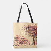 Bäume im Herbst #3 Tasche (Rückseite)