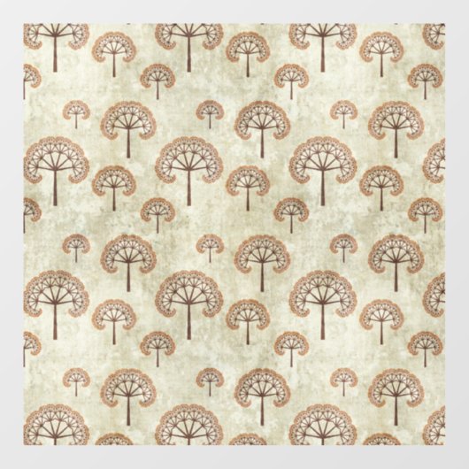 Bäume im Herbst Fensteraufkleber (Blatt)