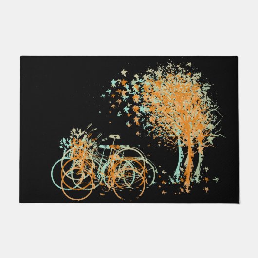 Bäume im Herbst Fußmatte (Vorderseite)