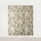 Bäume im Herbstwirbelkissen Tapestry Wandteppich (Vorderseite)