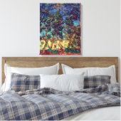 Bäume im Krankenhausgarten | Van Gogh | Leinwanddruck (Insitu (Schlafzimmer))