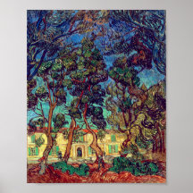 Bäume im Krankenhausgarten | Van Gogh |