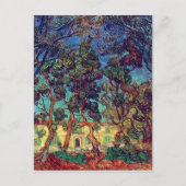 Bäume im Krankenhausgarten | Van Gogh | Postkarte (Vorderseite)