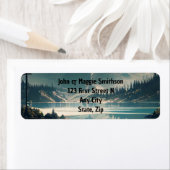 Bäume im Lake Forest Wilderness Landschaft (Insitu)