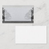 Bäume im Nebel Visitenkarte (Vorne/Hinten)