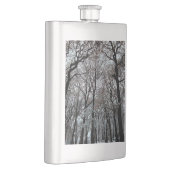 Bäume, im Schnee Flachmann (Rechts)